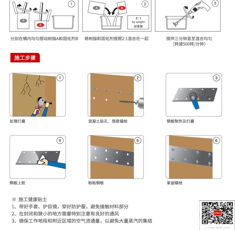 包钢惠东粘钢加固施工过程